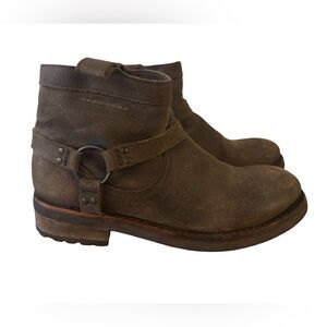 Bussola Suede Short Leather Boots
